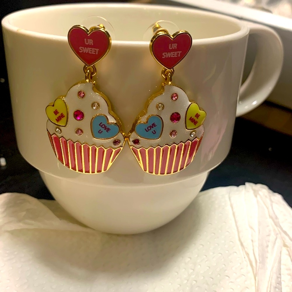 Cupcake earrings